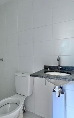 Apartamento à venda com 60m², 3 quartos e 1 vaga Apartamento à venda com 60m², 3 quartos e 1 vagaBanheiro da Suíte