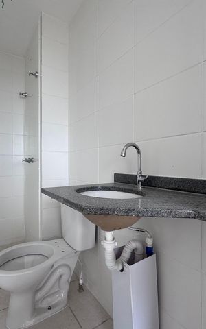 Apartamento à venda com 60m², 3 quartos e 1 vaga Apartamento à venda com 60m², 3 quartos e 1 vagaBanheiro Social