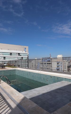 Studio para alugar com 24m², 1 quarto e sem vagaÁrea comum - Piscina