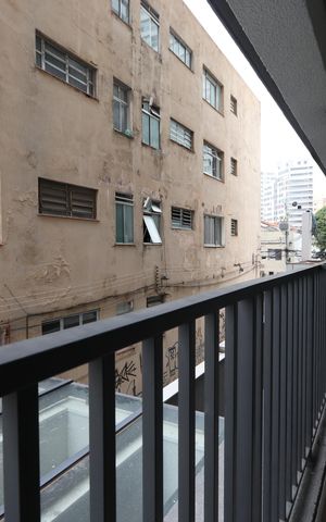 Studio para alugar com 24m², 1 quarto e sem vagaVaranda