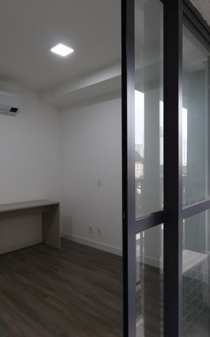 Studio para alugar com 24m², 1 quarto e sem vagaVaranda