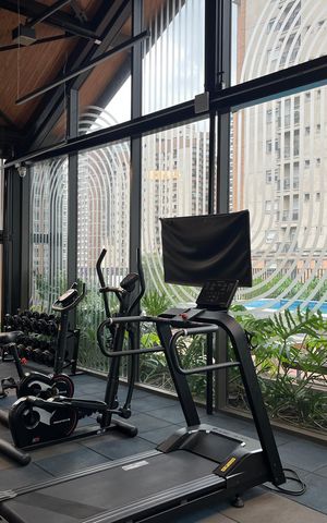 Studio para alugar com 23m², 1 quarto e sem vaga Studio para alugar com 23m², 1 quarto e sem vagaÁrea comum - Academia