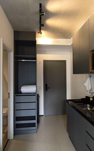 Studio à venda com 23m², 1 quarto e sem vaga Studio à venda com 23m², 1 quarto e sem vagaCozinha