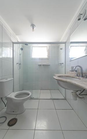 Apartamento para alugar com 114m², 3 quartos e 1 vagaBanheiro da Suíte