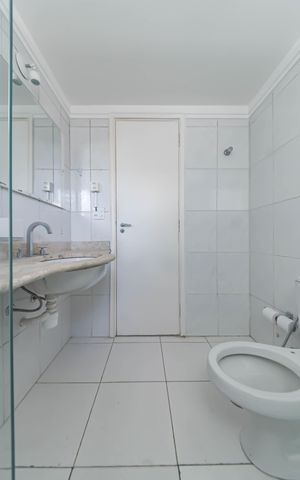 Apartamento para alugar com 114m², 3 quartos e 1 vagaBanheiro da Suíte