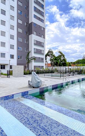 Apartamento à venda com 37m², 2 quartos e sem vagaÁrea comum - Piscina