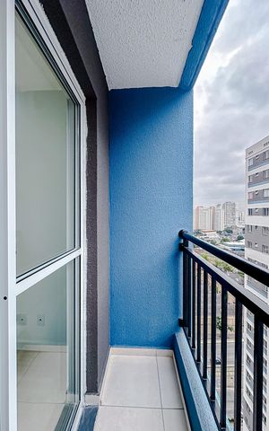 Apartamento à venda com 37m², 2 quartos e sem vagaVaranda da Sala