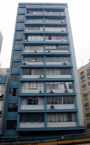 Studio à venda com 44m², 1 quarto e sem vagaFachada