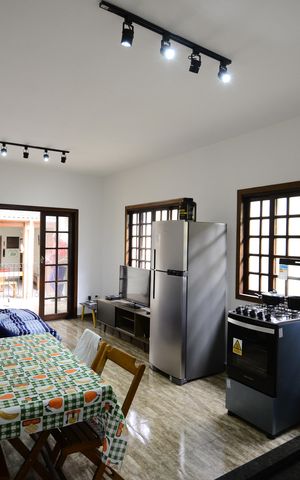 Casa para alugar com 100m², 1 quarto e 1 vagaSala/Cozinha
