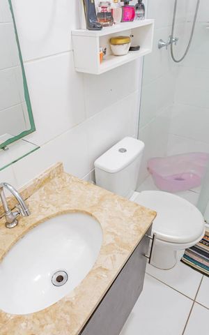 Apartamento à venda com 62m², 2 quartos e 1 vagaBanheiro da Suíte