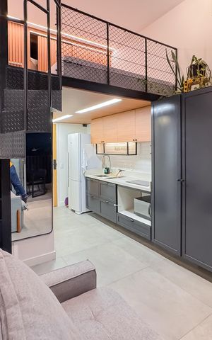 Apartamento para alugar com 27m², 1 quarto e sem vaga Apartamento para alugar com 27m², 1 quarto e sem vagaSala