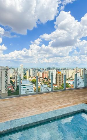 Apartamento para alugar com 27m², 1 quarto e sem vaga Apartamento para alugar com 27m², 1 quarto e sem vagaPiscina