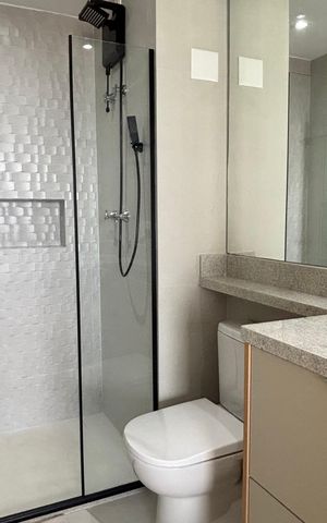 Studio à venda com 27m², 1 quarto e sem vaga Studio à venda com 27m², 1 quarto e sem vagaStudio Banheiro