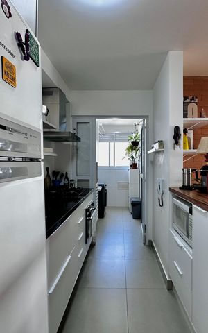 Apartamento à venda com 83m², 2 quartos e 2 vagas Apartamento à venda com 83m², 2 quartos e 2 vagasCozinha