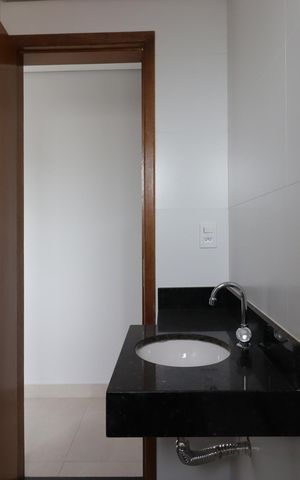 Apartamento à venda com 94m², 2 quartos e 2 vagasBanheiro Social