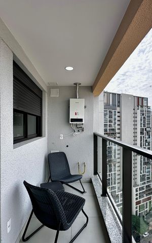 Studio para alugar com 29m², 1 quarto e 1 vagaSacada