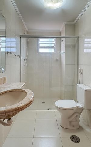 Apartamento à venda com 45m², 1 quarto e 1 vaga Apartamento à venda com 45m², 1 quarto e 1 vagaBanheiro