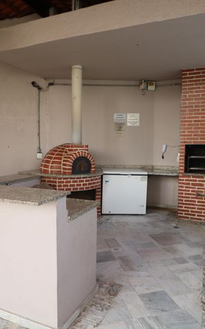 Apartamento à venda com 60m², 3 quartos e 1 vagaÁrea comum - Churrasqueira