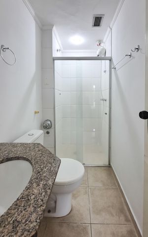 Apartamento para alugar com 40m², 1 quarto e 1 vagaBanheiro da Suíte