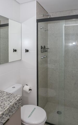 Apartamento para alugar com 25m², 1 quarto e sem vaga Apartamento para alugar com 25m², 1 quarto e sem vagaBanheiro