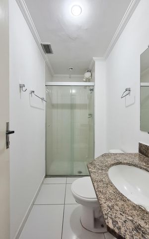 Apartamento para alugar com 40m², 1 quarto e 1 vagaBanheiro da Suíte