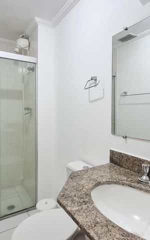 Apartamento para alugar com 40m², 1 quarto e 1 vagaBanheiro da Suíte