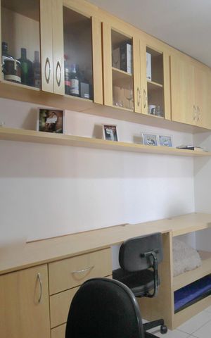 Apartamento à venda com 79m², 3 quartos e 2 vagasQuarto 3