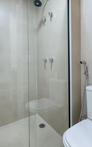 Apartamento à venda com 56m², 1 quarto e 1 vaga Apartamento à venda com 56m², 1 quarto e 1 vagaBanheiro