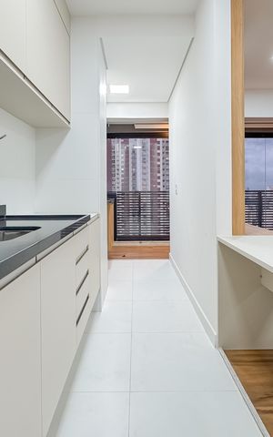 Apartamento à venda com 56m², 1 quarto e 1 vaga Apartamento à venda com 56m², 1 quarto e 1 vagaCozinha