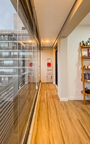 Apartamento à venda com 56m², 1 quarto e 1 vaga Apartamento à venda com 56m², 1 quarto e 1 vagaVaranda da Sala