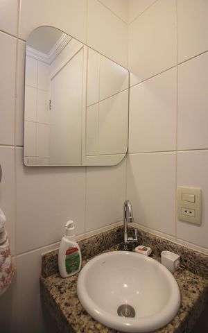 Apartamento à venda com 85m², 3 quartos e 2 vagasLavabo
