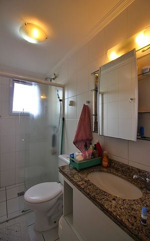 Apartamento à venda com 85m², 3 quartos e 2 vagasBanheiro da Suíte