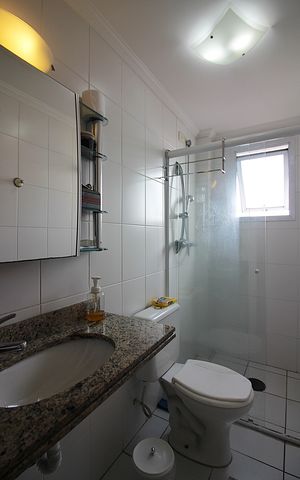 Apartamento à venda com 85m², 3 quartos e 2 vagasBanheiro Social