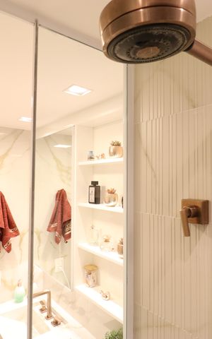 Apartamento à venda com 136m², 3 quartos e 2 vagasBanheiro da Suíte 2