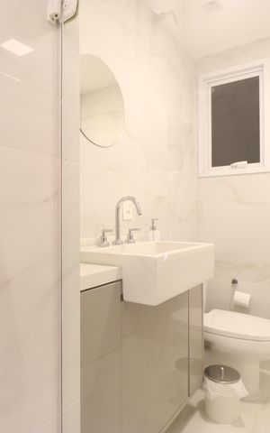 Apartamento à venda com 136m², 3 quartos e 2 vagasBanheiro da Suíte 3