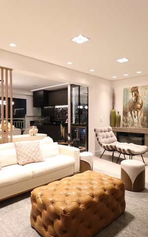 Apartamento à venda com 136m², 3 quartos e 2 vagasSala