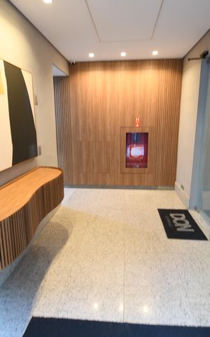 Apartamento à venda com 52m², 1 quarto e 2 vagasHall social