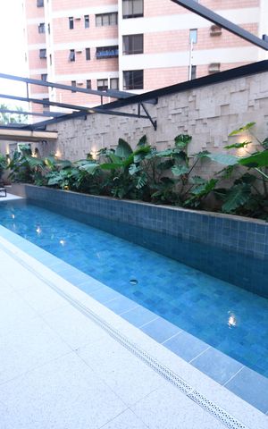 Apartamento à venda com 49m², 1 quarto e 2 vagasÁrea comum - Piscina