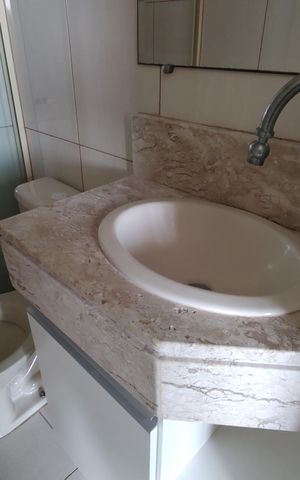 Apartamento à venda com 70m², 3 quartos e 1 vaga Apartamento à venda com 70m², 3 quartos e 1 vagaBanheiro da Suíte