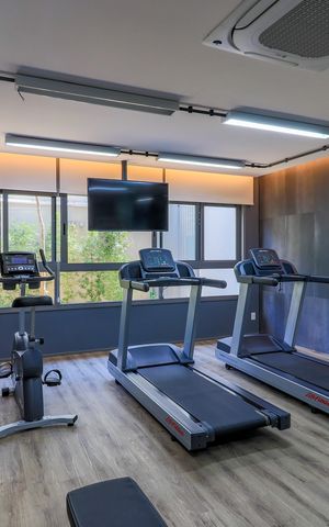 Studio à venda com 24m², 1 quarto e sem vaga Studio à venda com 24m², 1 quarto e sem vagaÁrea comum - Academia