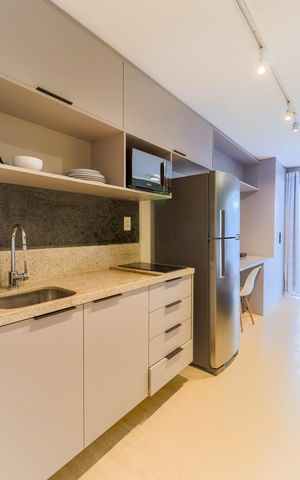 Studio à venda com 24m², 1 quarto e sem vaga Studio à venda com 24m², 1 quarto e sem vagaCozinha
