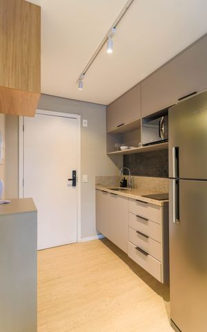 Studio à venda com 24m², 1 quarto e sem vaga Studio à venda com 24m², 1 quarto e sem vagaCozinha