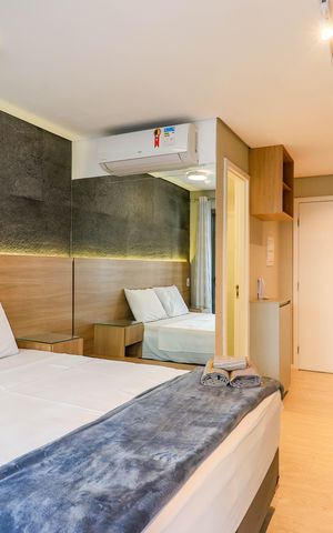 Studio à venda com 24m², 1 quarto e sem vaga Studio à venda com 24m², 1 quarto e sem vagaSala/Quarto