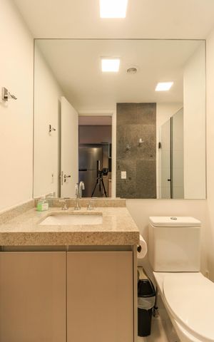 Studio à venda com 24m², 1 quarto e sem vaga Studio à venda com 24m², 1 quarto e sem vagaBanheiro