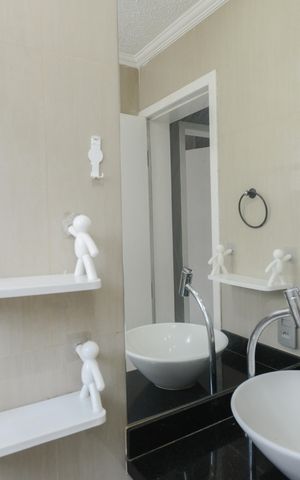 Apartamento para alugar com 48m², 2 quartos e 1 vaga Apartamento para alugar com 48m², 2 quartos e 1 vagaBanheiro