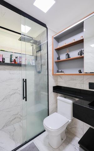 Apartamento à venda com 50m², 2 quartos e 1 vaga Apartamento à venda com 50m², 2 quartos e 1 vagaBanheiro