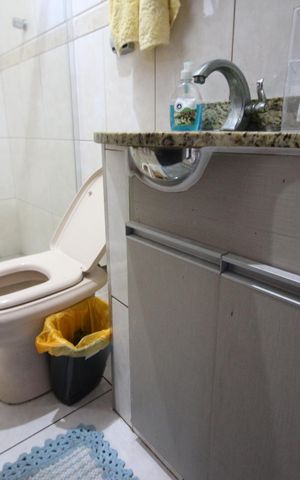Casa à venda com 356m², 3 quartos e 2 vagasBanheiro da Suíte 3