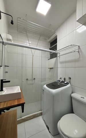 Apartamento para alugar com 50m², 1 quarto e sem vaga Apartamento para alugar com 50m², 1 quarto e sem vagaBanheiro social