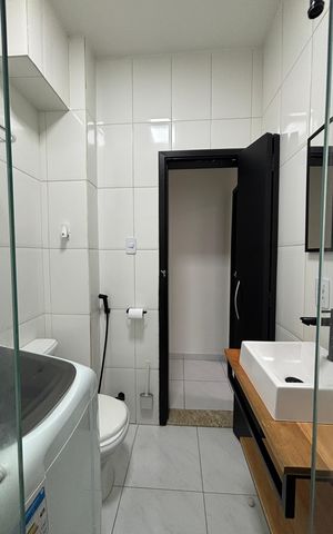 Apartamento para alugar com 50m², 1 quarto e sem vaga Apartamento para alugar com 50m², 1 quarto e sem vagaBanheiro social