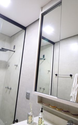 Casa de condomínio para alugar com 400m², 2 quartos e 4 vagasBanheiro da Suíte 2